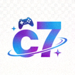 c7官网品牌主标识淡蓝色背景方形logo图